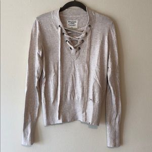 Abercrombie&Fitch Tie-up Sweater